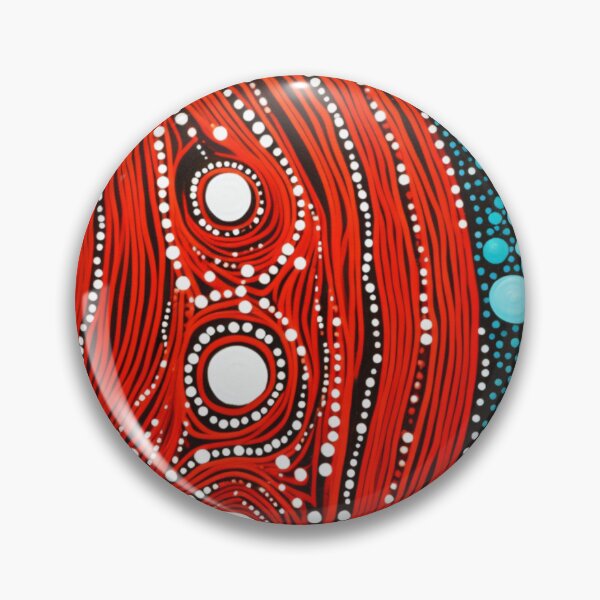 Item preview, Aboriginal Inspired Dot Art - Flowing Lava designed and sold by GrinGalore.
