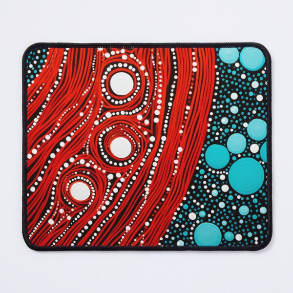 Item preview, Aboriginal Inspired Dot Art - Flowing Lava designed and sold by GrinGalore.