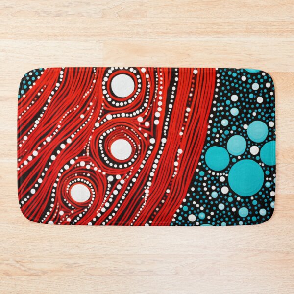 Item preview, Aboriginal Inspired Dot Art - Flowing Lava designed and sold by GrinGalore.