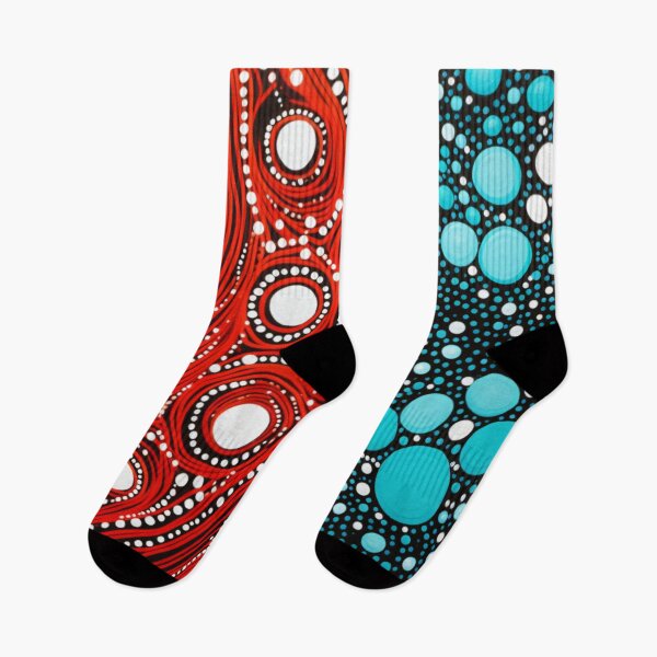 Item preview, Aboriginal Inspired Dot Art - Flowing Lava designed and sold by GrinGalore.