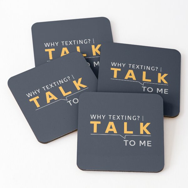 Item preview, Why Texting Talk To Me T-Shirt designed and sold by heyyoyeah63.