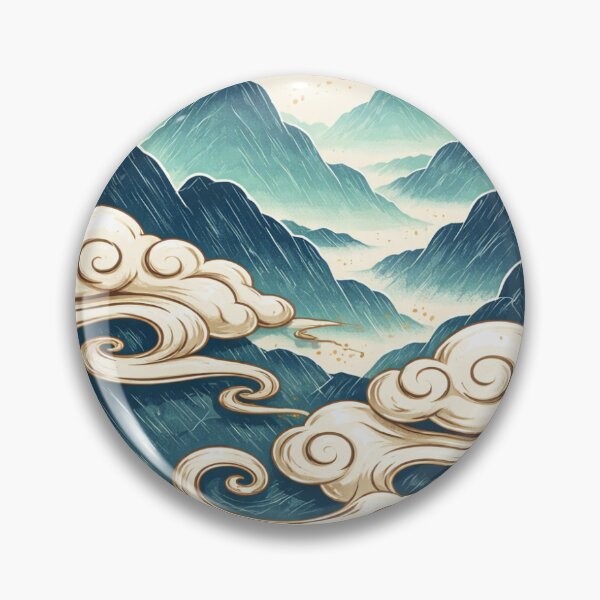 Item preview, The Mountain & Cloud Landscape designed and sold by Terraprompt.