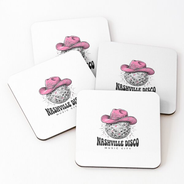 Item preview, Nashville Disco Music City Pink Cowgirl Hat designed and sold by Fenay Designs.