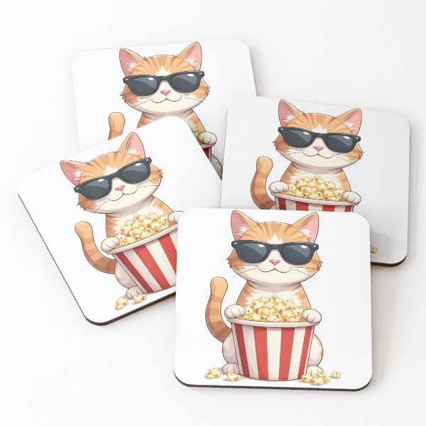 Item preview, Popcorn Kitty designed and sold by Icareis-Studios.