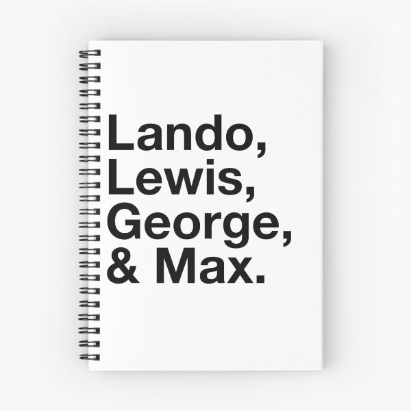 Item preview, F1 Fan: Lando, Lewis, George & Max  designed and sold by robnoble.