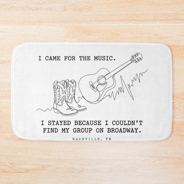 Item preview, I Came For The Music Lost On Broadway Nashville TN designed and sold by Fenay Designs.