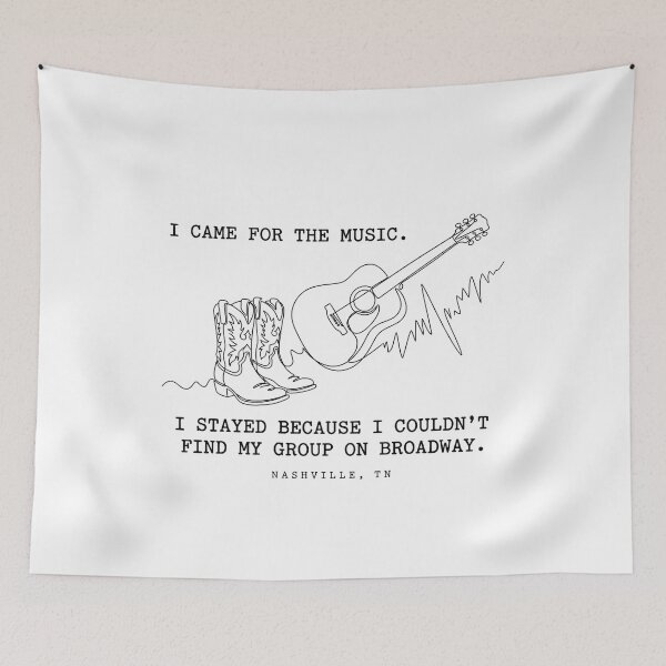 Item preview, I Came For The Music Lost On Broadway Nashville TN designed and sold by Fenay Designs.