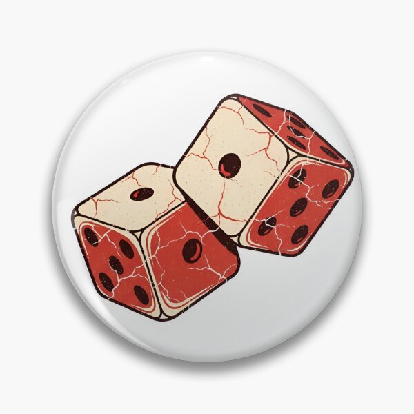 Item preview, Close-up of a red die with white dots on a dark surface designed and sold by VerizalShop.