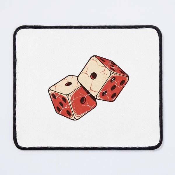 Item preview, Close-up of a red die with white dots on a dark surface designed and sold by VerizalShop.
