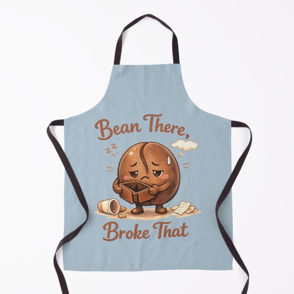 Item preview, Cute Coffee Bean Broke Wallet Pun | Kawaii Exhausted Bean There Broke That designed and sold by PopCulturePixel.