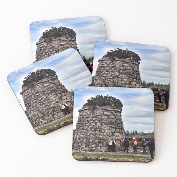 Item preview, Tourists pose next to the Culloden Monument, Scotland designed and sold by Richard Flint.