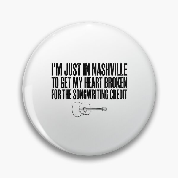 Artikelvorschau, Nashville Heart Broken For Songwriting Credit Gitarre entworfen und verkauft von Fenay Designs.