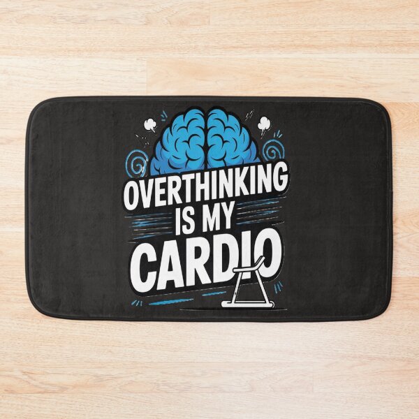 Item preview, Overthinking is my cardio designed and sold by MONO LAB .