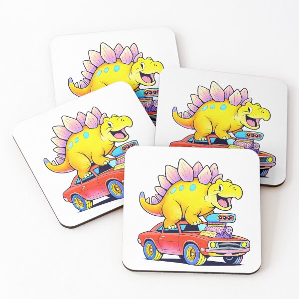 Item preview, Dinosaur Driving Car Funny Cute Design designed and sold by SoftSproutstu.