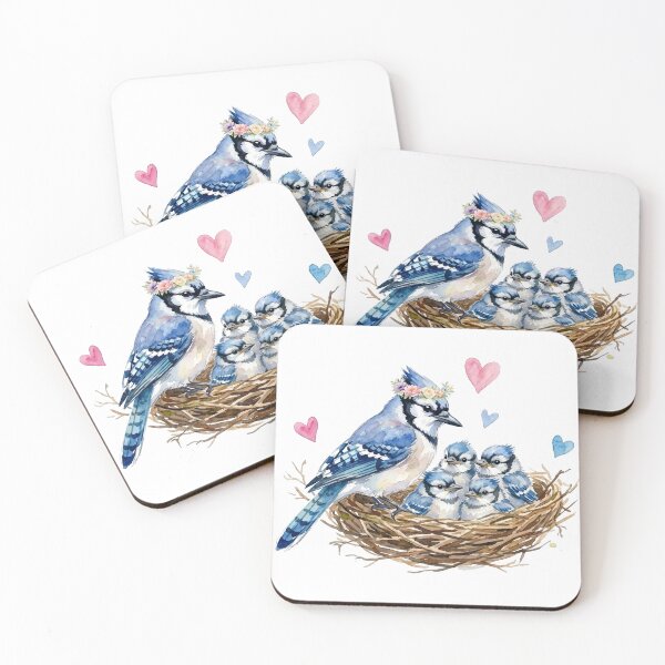 Item preview, Blue Jay Family designed and sold by Roy & Tiffany.
