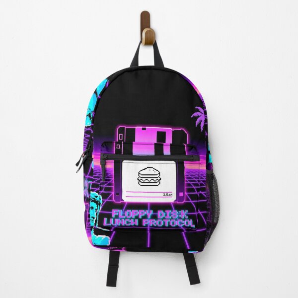 Item preview, Retro Floppy Disk Lunch Protocol Vaporwave Design designed and sold by Arte-Excellency.