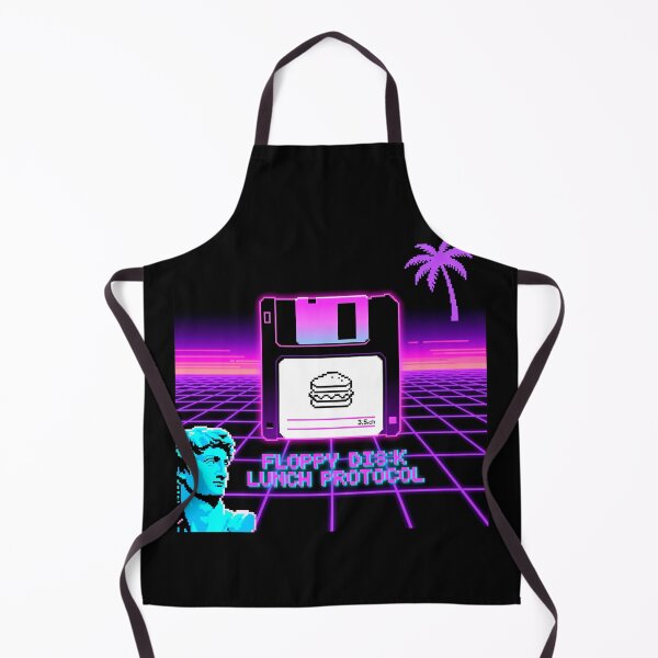 Item preview, Retro Floppy Disk Lunch Protocol Vaporwave Design designed and sold by Arte-Excellency.