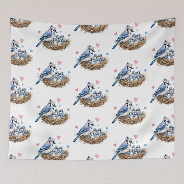 Item preview, Blue Jay Family designed and sold by Roy & Tiffany.