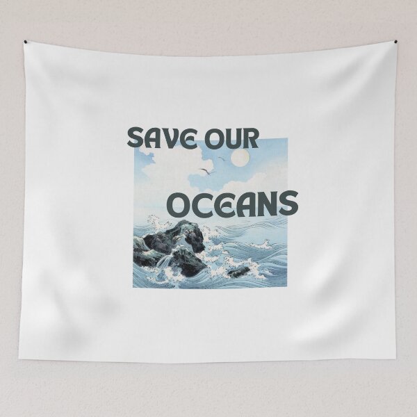 Item preview, save our oceans // earth day designed and sold by zlivy.