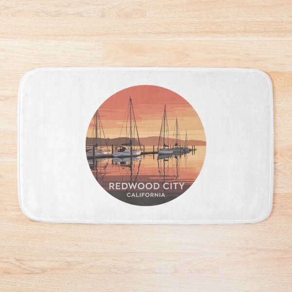 Item preview, Redwood City California: Sailboat Marina Sunset  designed and sold by CircinusStore.