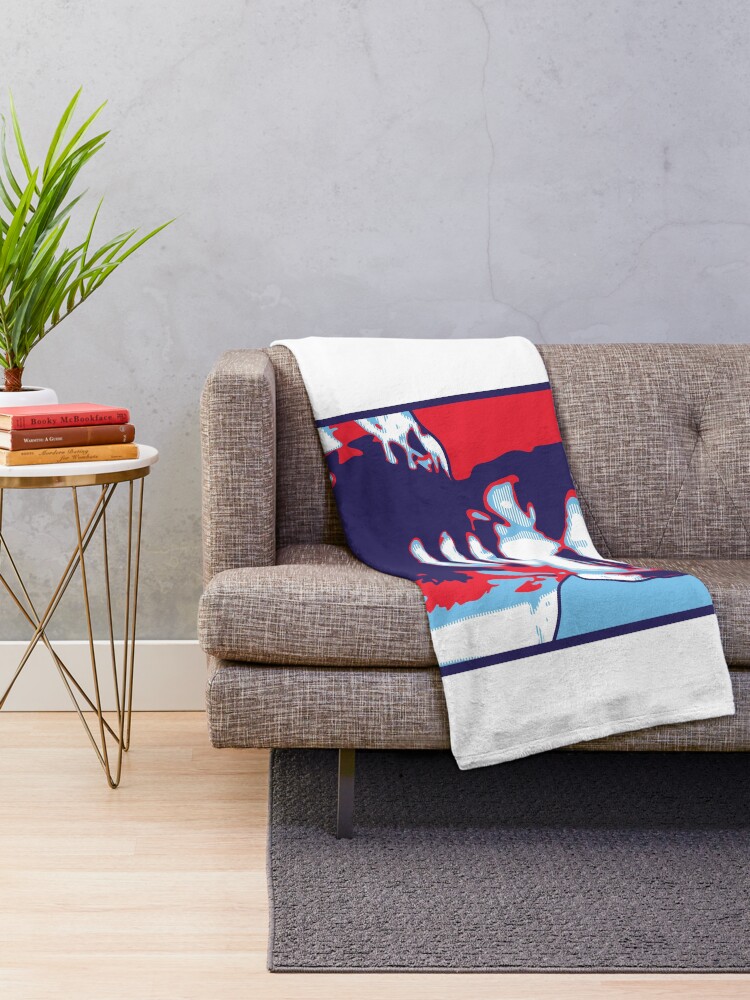 Thumbnail 2 of 6, Throw Blanket, Cunningham - ENGLAND designed and sold by DAFTFISH.