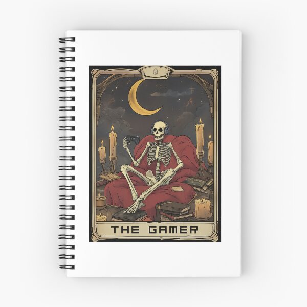 Item preview, The Gamer Tarot Card Skeleton Gaming T-Shirt designed and sold by OlyvieArt.