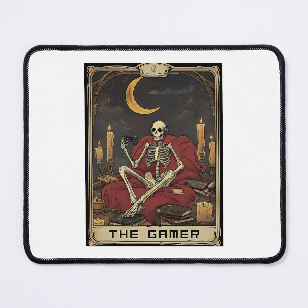 Item preview, The Gamer Tarot Card Skeleton Gaming T-Shirt designed and sold by OlyvieArt.