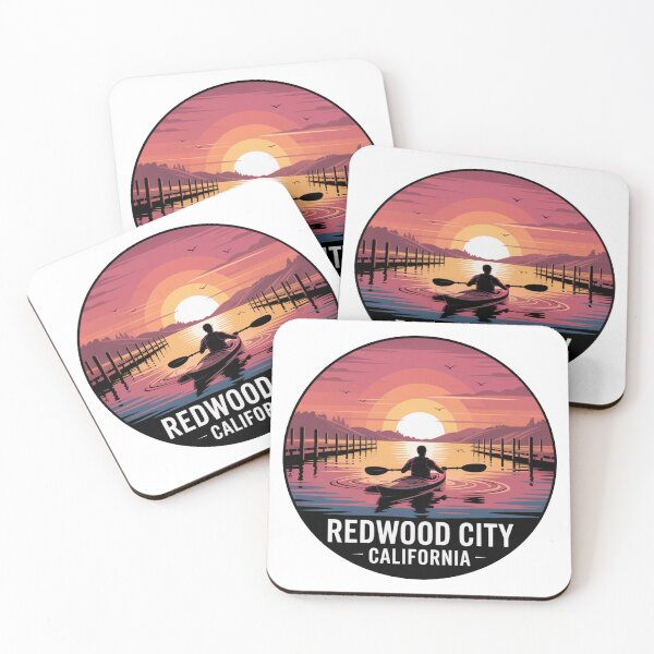 Item preview, Redwood City California: Kayak Sunset  designed and sold by CircinusStore.