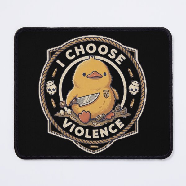 Item preview, I Choose Violence – Cute but Dangerous Chick designed and sold by GeekGuysShop.