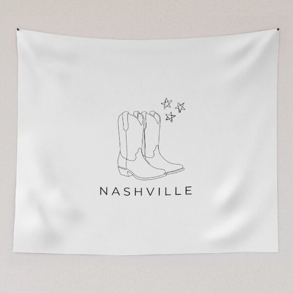 Item preview, Nashville Minimalist Cowboy Boots And Stars designed and sold by Fenay Designs.