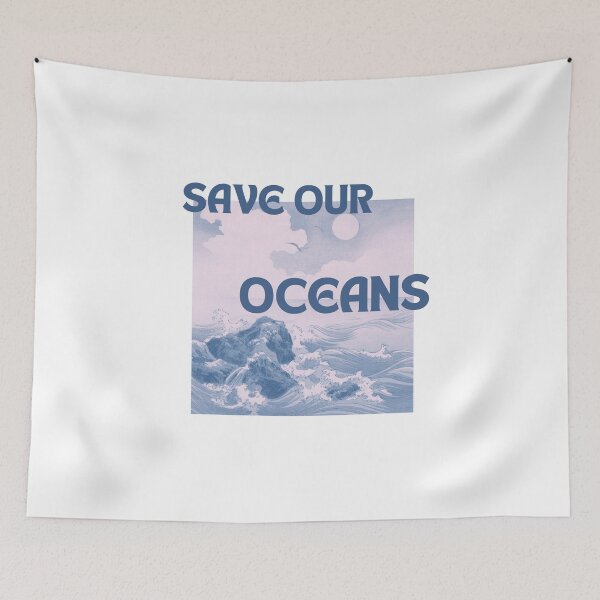 Item preview, save our oceans // earth day designed and sold by zlivy.