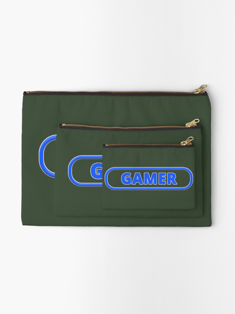 Thumbnail 2 of 4, Zipper Pouch, Gamer designed and sold by StoneBluePlanet.