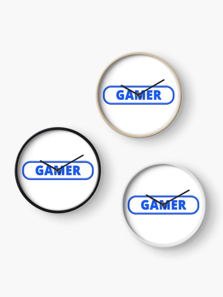 Thumbnail 3 of 4, Clock, Gamer designed and sold by StoneBluePlanet.