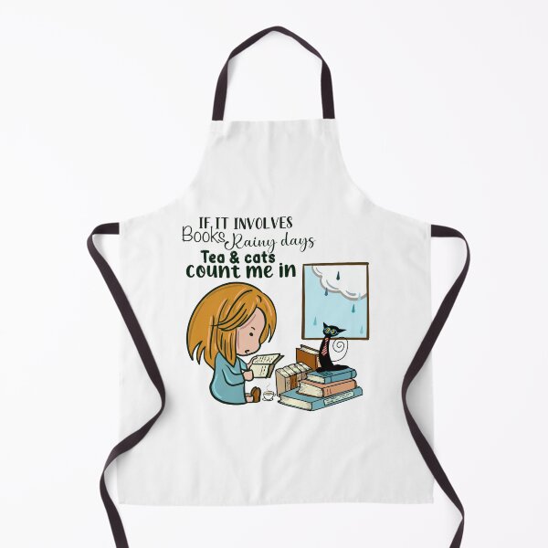 Item preview, Books Rainy Days Tea & Cats Count Me In designed and sold by SuperFloofRes.