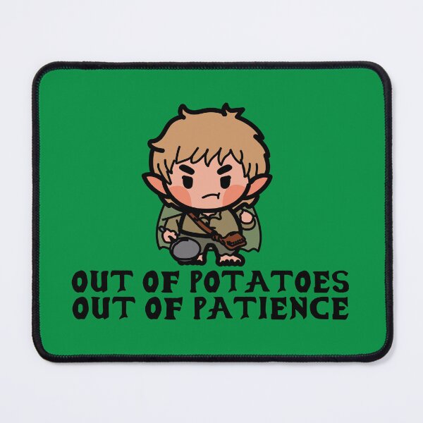 Item preview, out of potatoes out of patience (tolkien) designed and sold by remerasnerdas.
