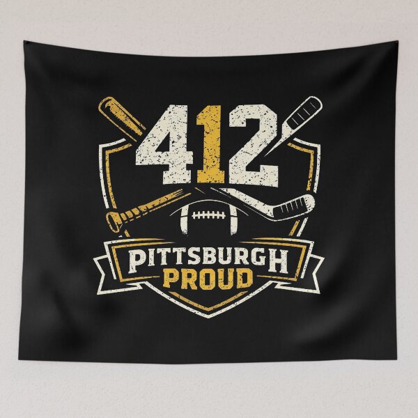 Item preview, Pittsburgh 412 Proud Sports Fan designed and sold by Supri123.
