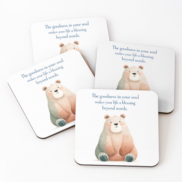 Item preview, Bear Nursery Wall Art with Inspirational Quote designed and sold by LoveNurseries.