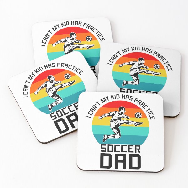 Item preview, I Can't My Kid Has Practice Soccer Dad Retro Sunset Sports designed and sold by Abaseen.