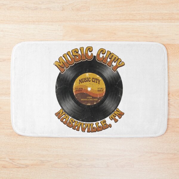 Item preview, Music City Nashville TN Vintage Vinyl Record designed and sold by Fenay Designs.