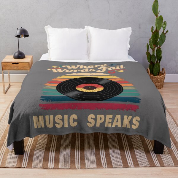 Item preview, Where Words Fail, Music Speaks – Vintage Vinyl Design designed and sold by Art-Arcade6.