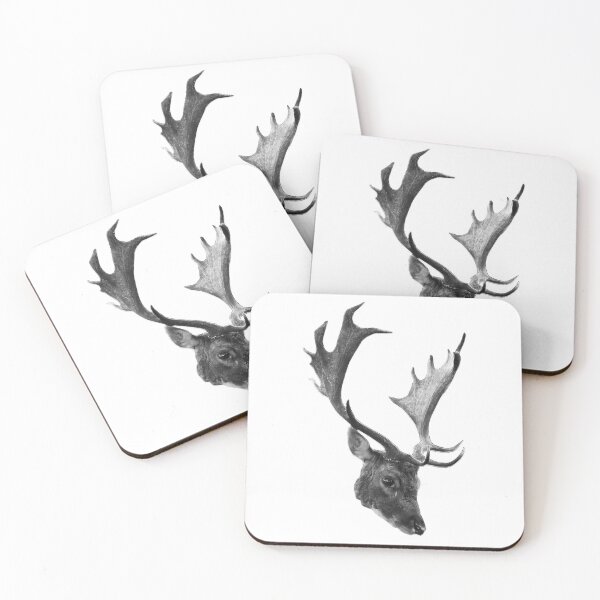 Item preview, stag's head designed and sold by Murph's Images.