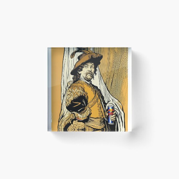 Item preview, Rembrandt De Vaandeldrager – Energy Drink Ink Art Edition designed and sold by ArtRefreshed.