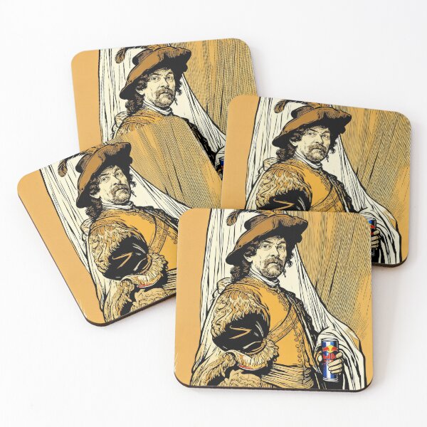 Item preview, Rembrandt De Vaandeldrager – Energy Drink Ink Art Edition designed and sold by ArtRefreshed.