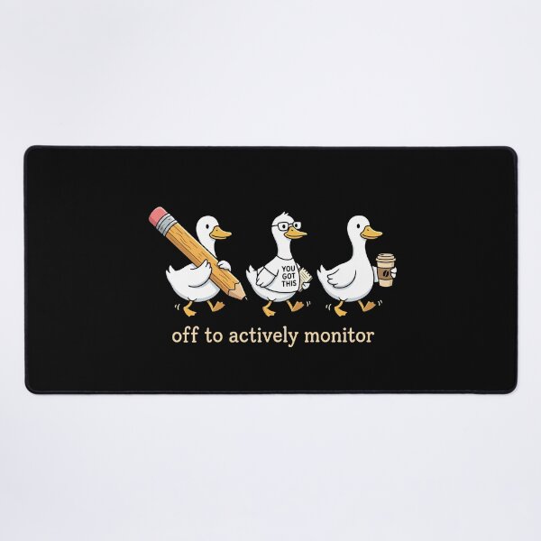 Item preview, Funny Teacher Ducks Off To Actively Monitor designed and sold by graphixpolash.
