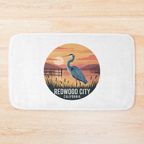 Item preview, Redwood City California: Heron Sunset  designed and sold by CircinusStore.