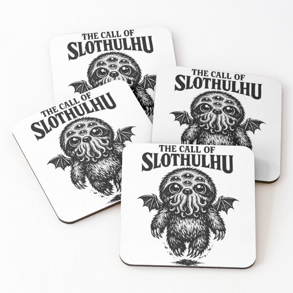 Item preview, The call of Slothulhu -Cosmic Sloth Horror Creature designed and sold by SidTastic .