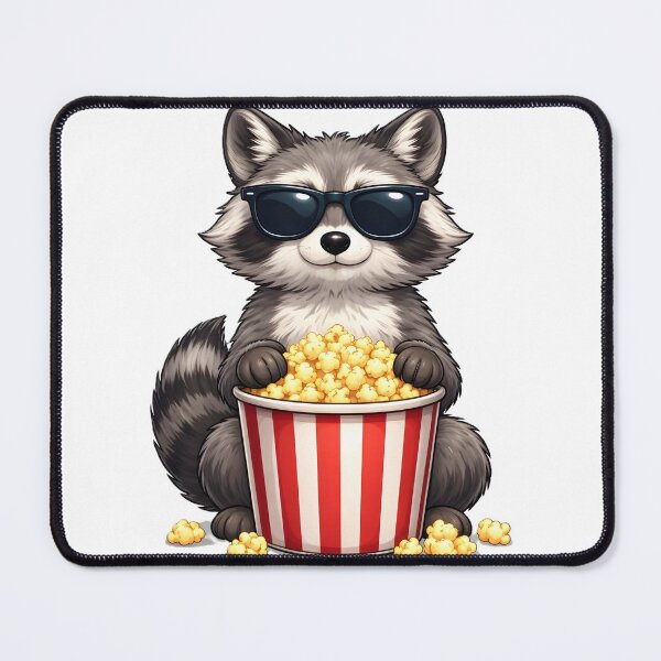 Item preview, Sneaky Raccoon Popcorn designed and sold by Icareis-Studios.