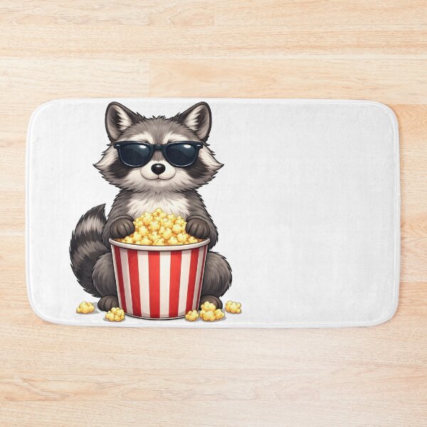Item preview, Sneaky Raccoon Popcorn designed and sold by Icareis-Studios.