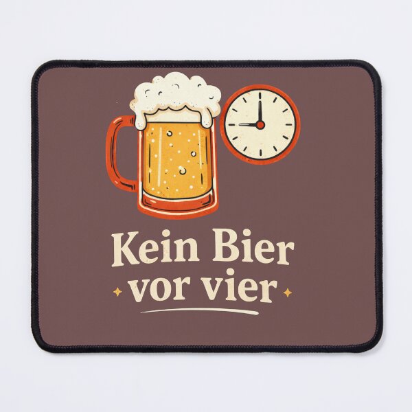 Item preview, Kein Bier Vor Vier Funny German Quote designed and sold by Hoffmann-Shop.