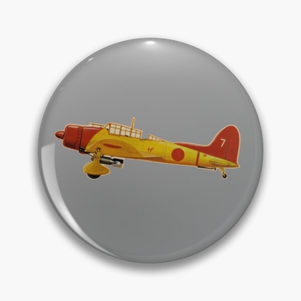 Item preview, yellow navy Japanese ww2 airplane airbattles Hinomaru wwii designed and sold by PilotandPlane.